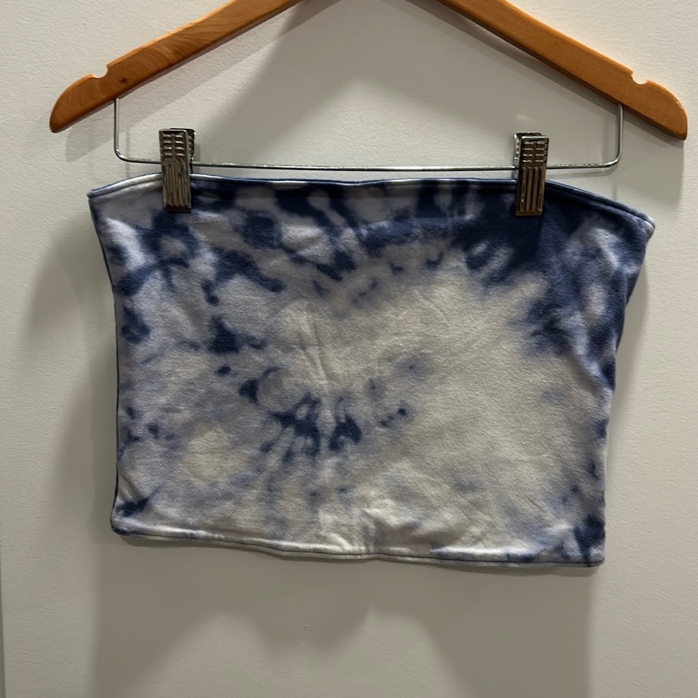 COPY - Tube top tie dye blue